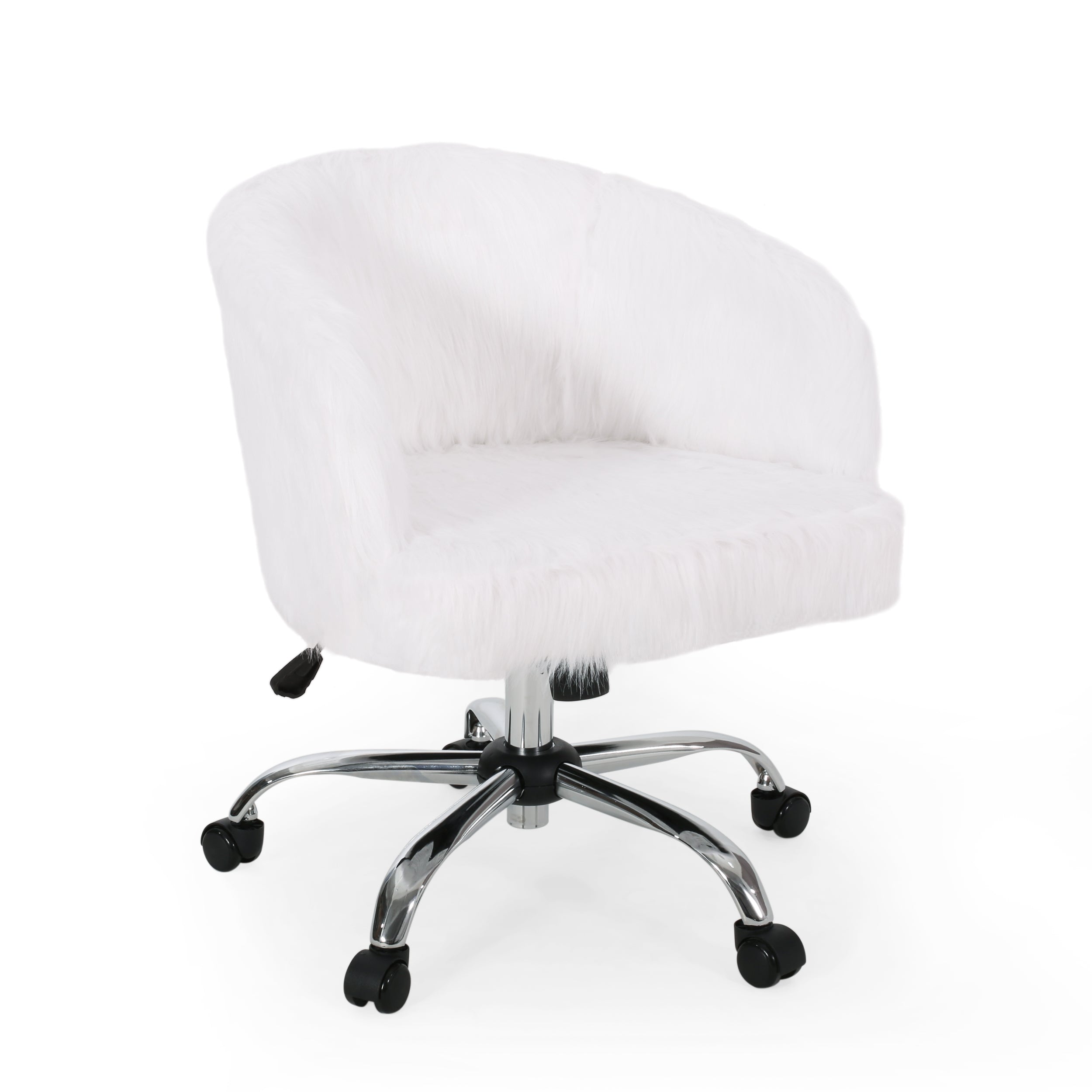 Amiaya Modern Glam Swivel Office Chair