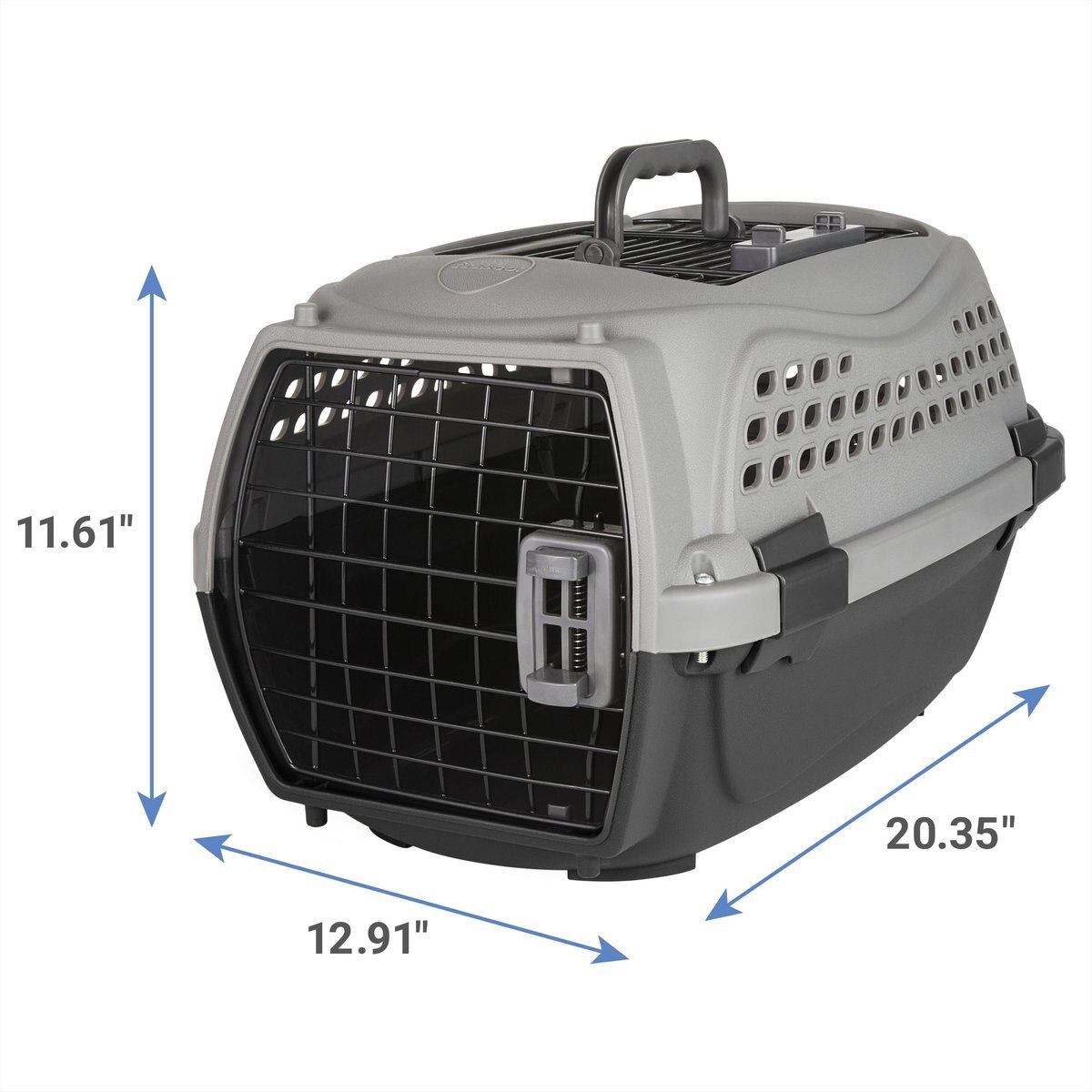 Frisco Two Door Plastic Dog and Cat Kennel