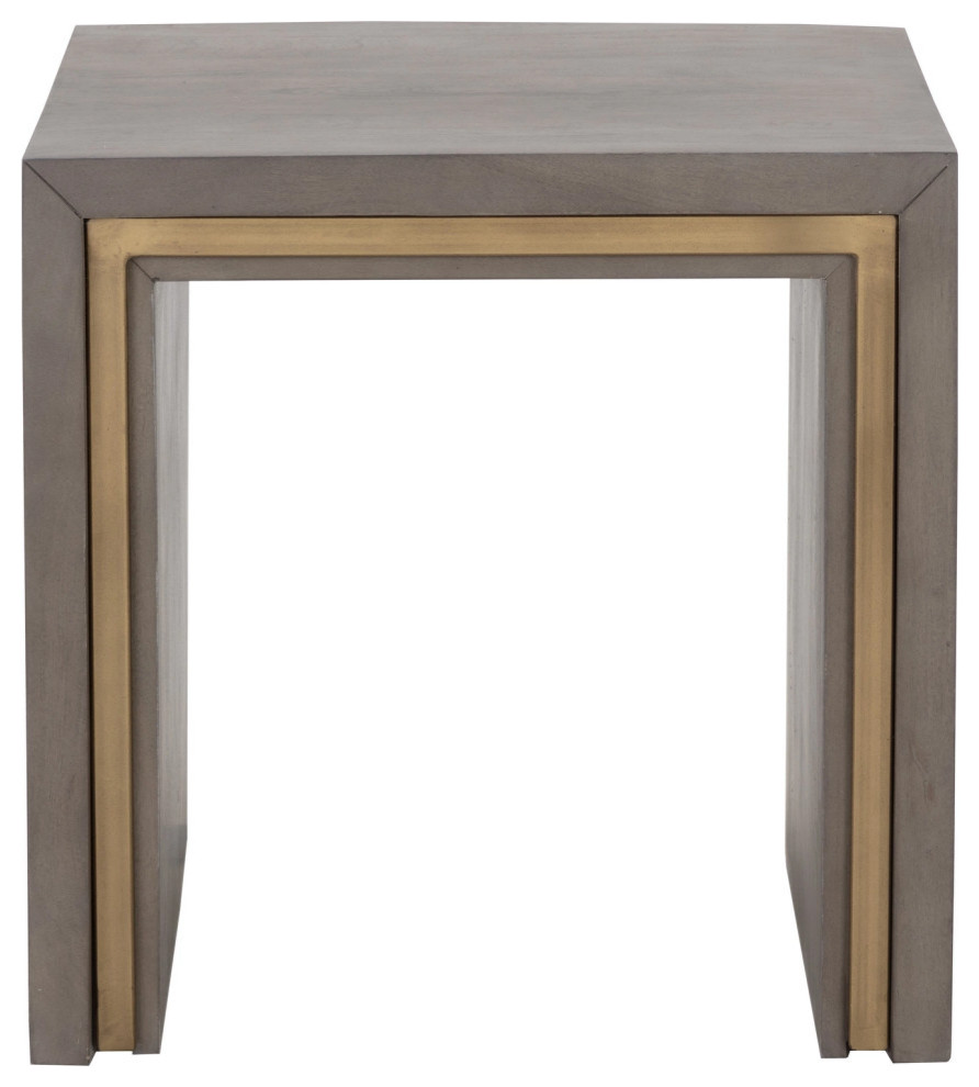 Hilbert End Table   Transitional   Side Tables And End Tables   by Sunpan Modern Home  Houzz