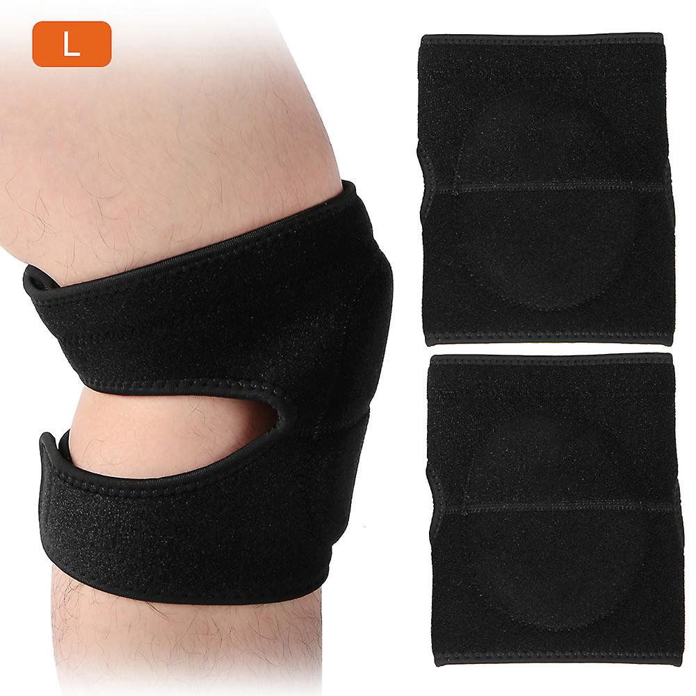 1 Pair Thicken Outdoor Sports Children Anti-crash Knee Support Pads Sleeve Brace (l)