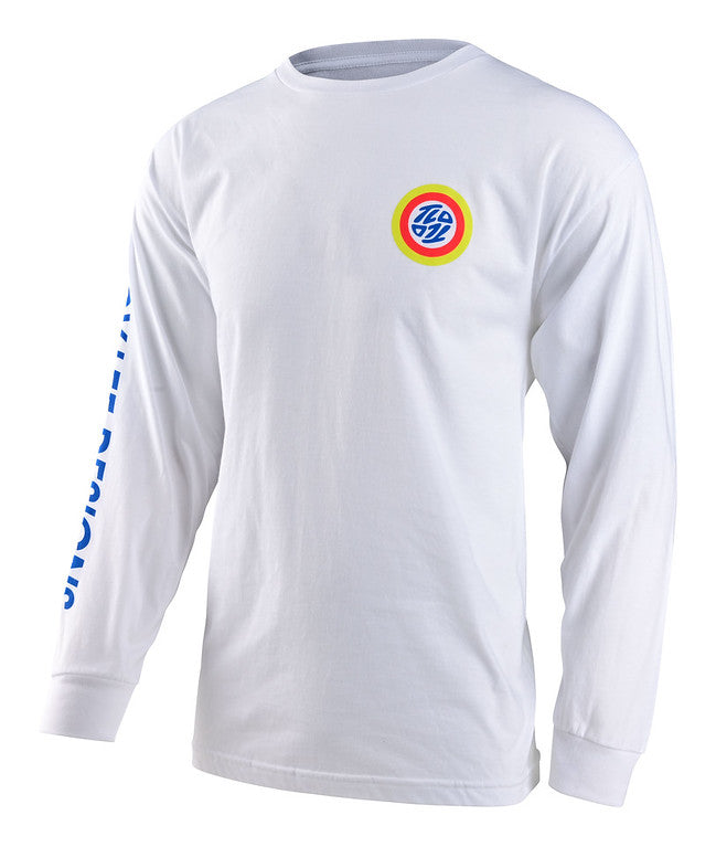 Troy Lee Designs Spun Long Sleeve Tee - White