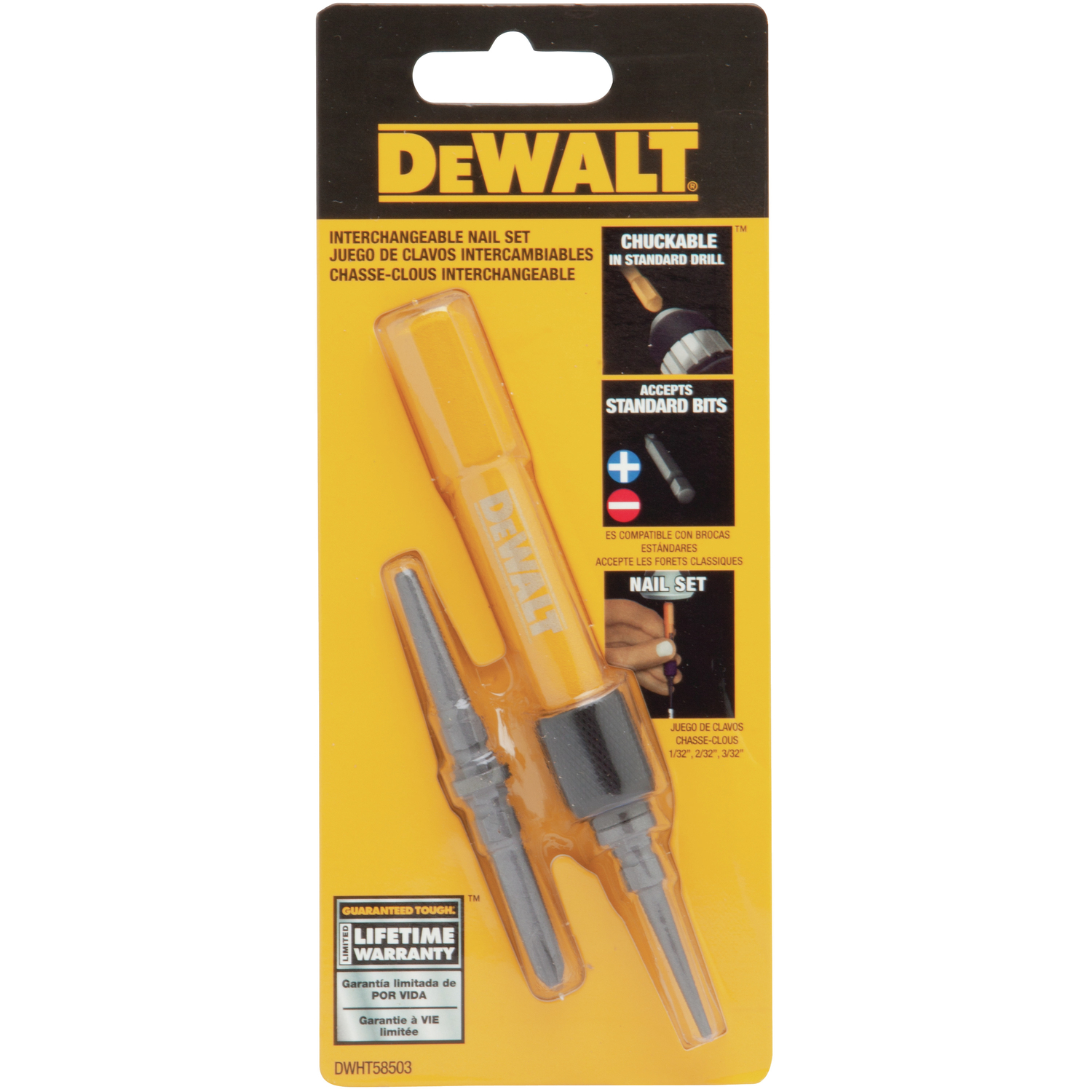 DW 4-3/4 in. Nail Set 1 pc