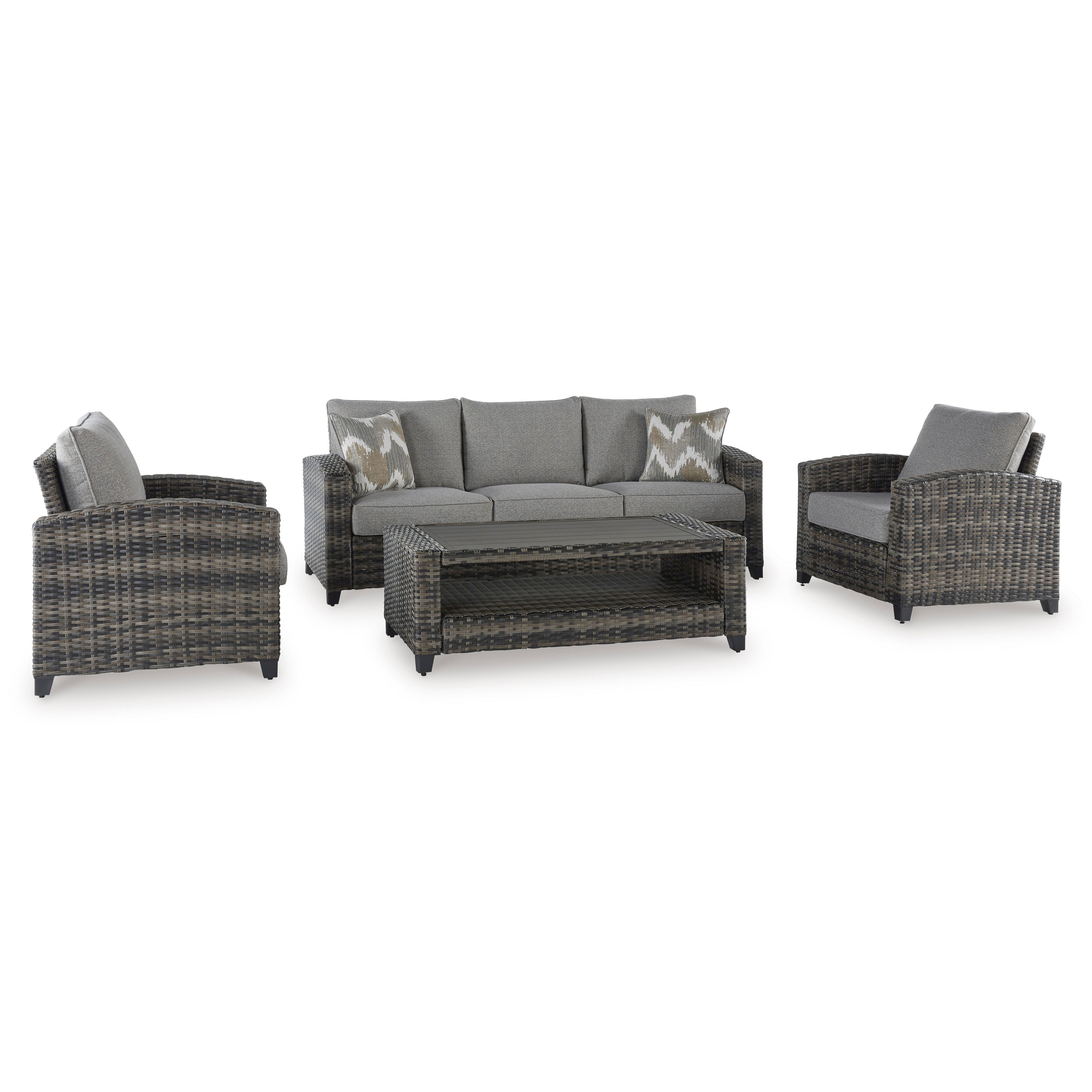 Mystic 4-Piece Outdoor Deep Seating Set