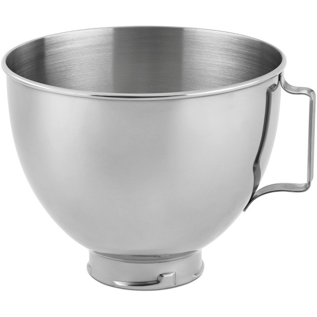 Kitchenaid 4 5 Quart Polished Stainless Steel Mixer Bowl With Handle K45sb