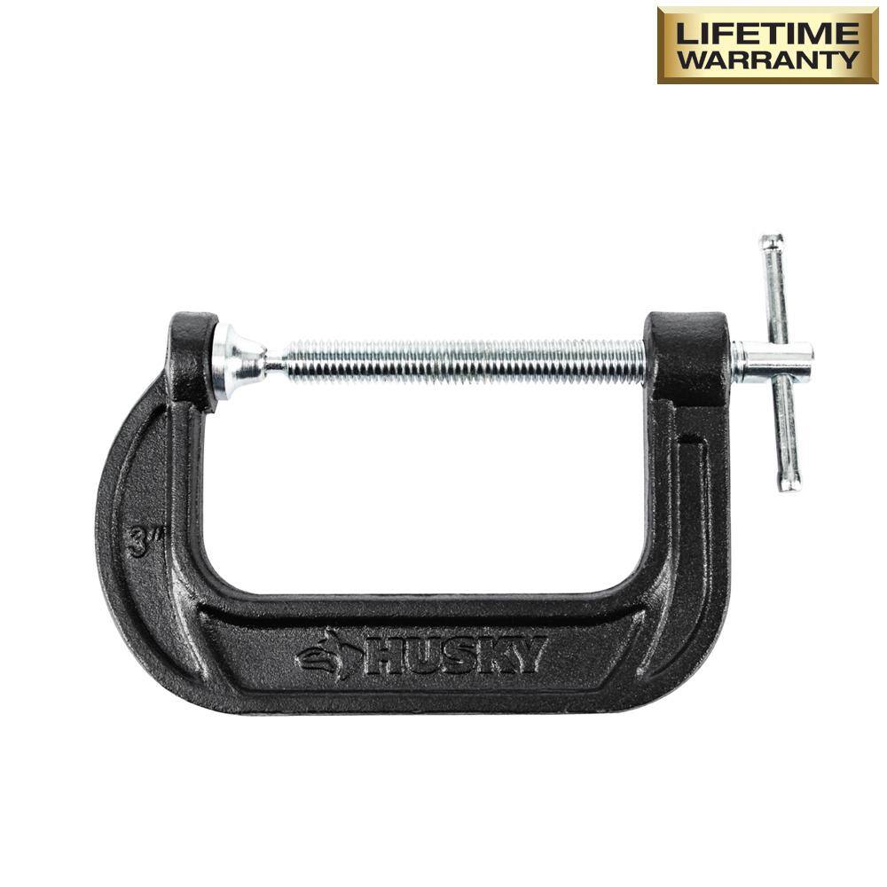 Husky 3 in. C-Clamp 012379