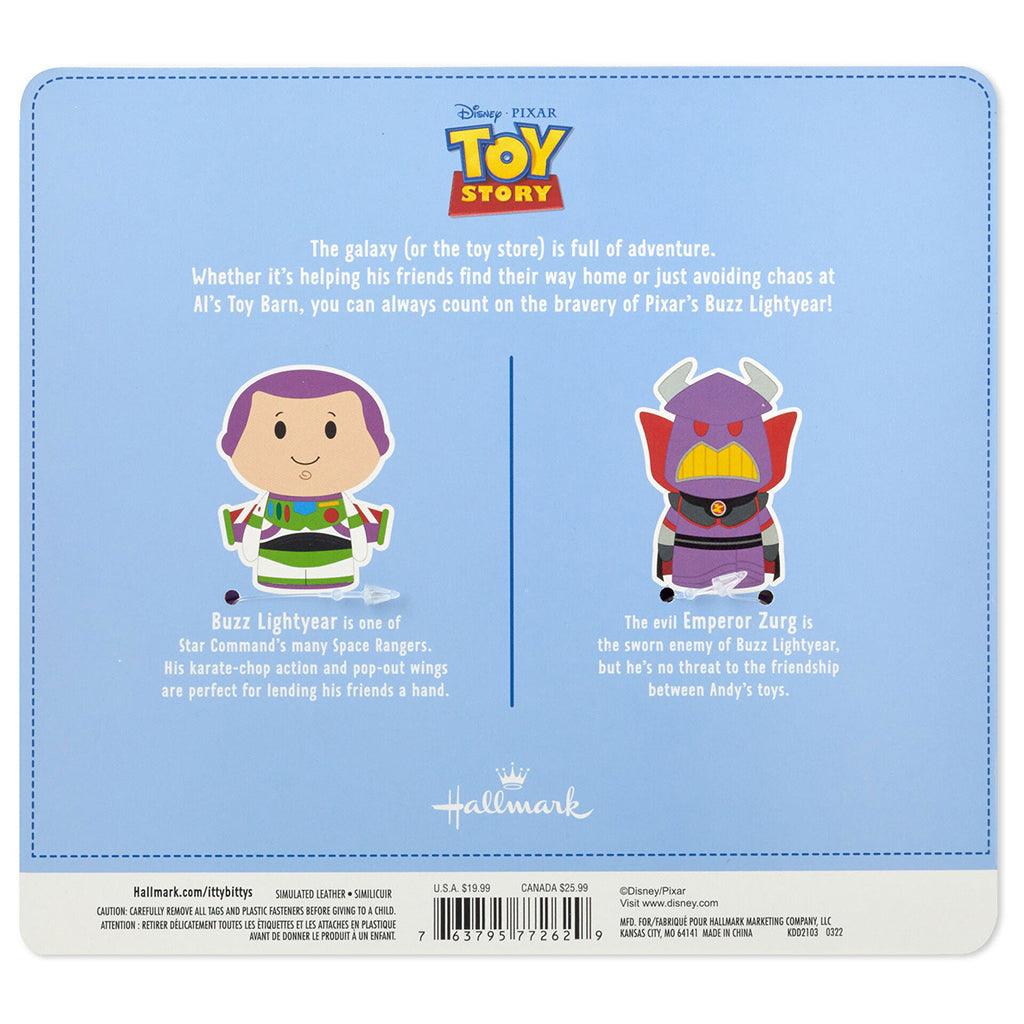 Hallmark  itty bittys® Disney/Pixar Toy Story Buzz Lightyear and Emperor Zurg Plush, Set of 2