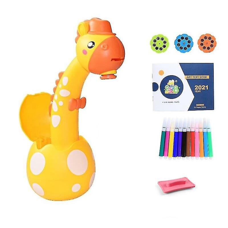 Mini Led Art Projector Drawing Desk Children Lightweight Toy Drawing Board Small Desk Craft Education Learning Drawing Tools