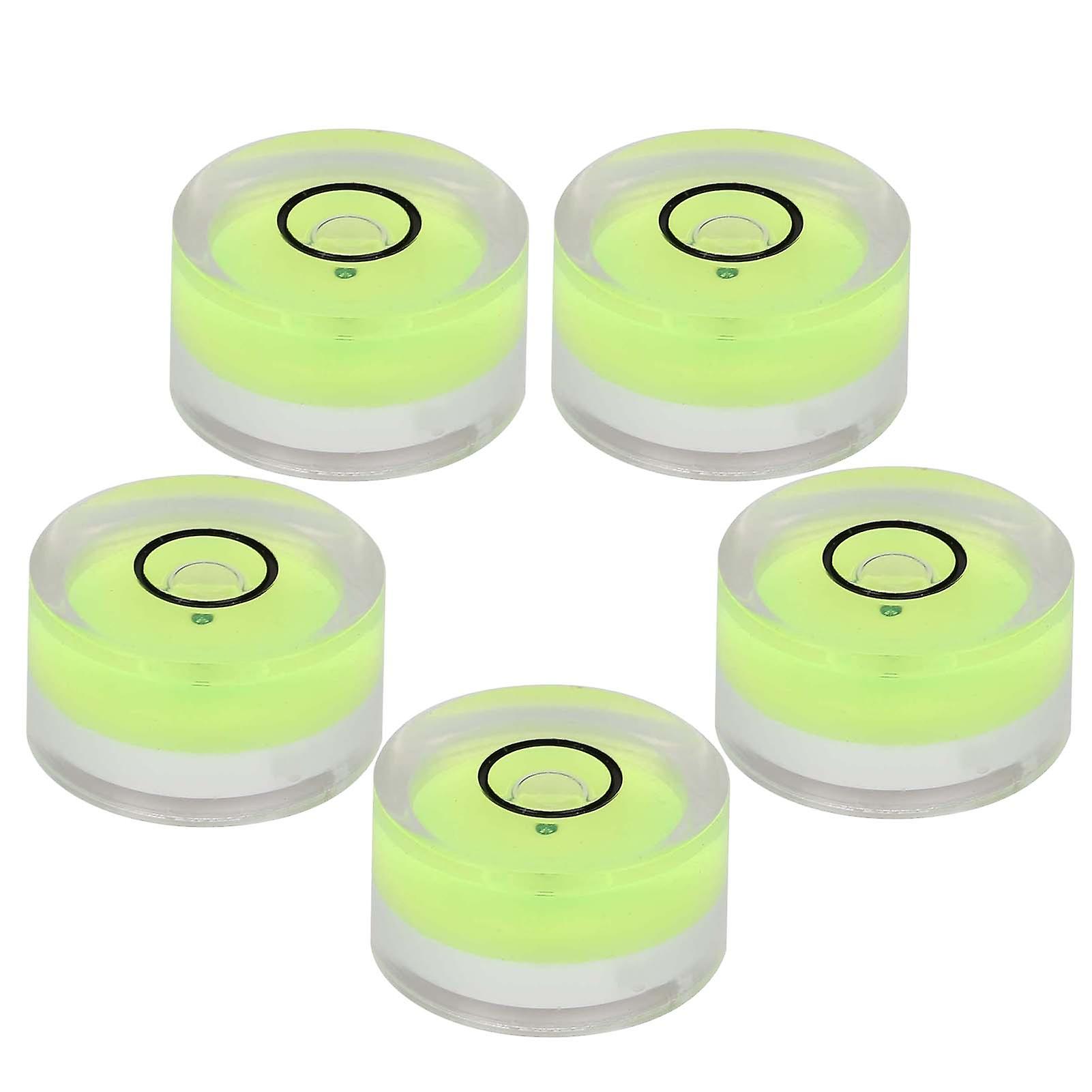 5pcs 15mm Diameter Measuring Tool Mini Round Level Bubble For Balance Scale