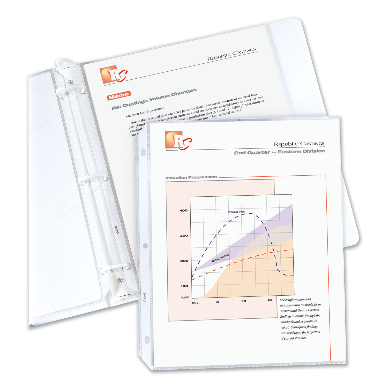 Standard Weight Polypropylene Sheet Protectors by C-Lineandreg; CLI62048