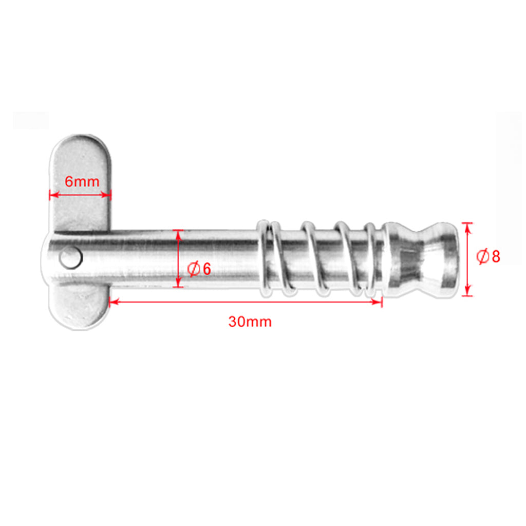 Stainless Quick Release Pin Boat Bimini Top Deck Hinge