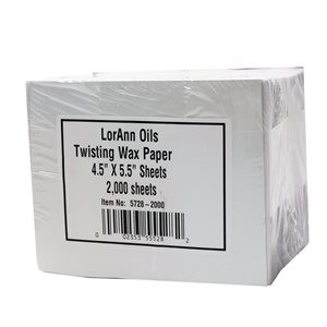 LorAnn Oils 5728 2000 Twisting Wax Paper (2000 pac...