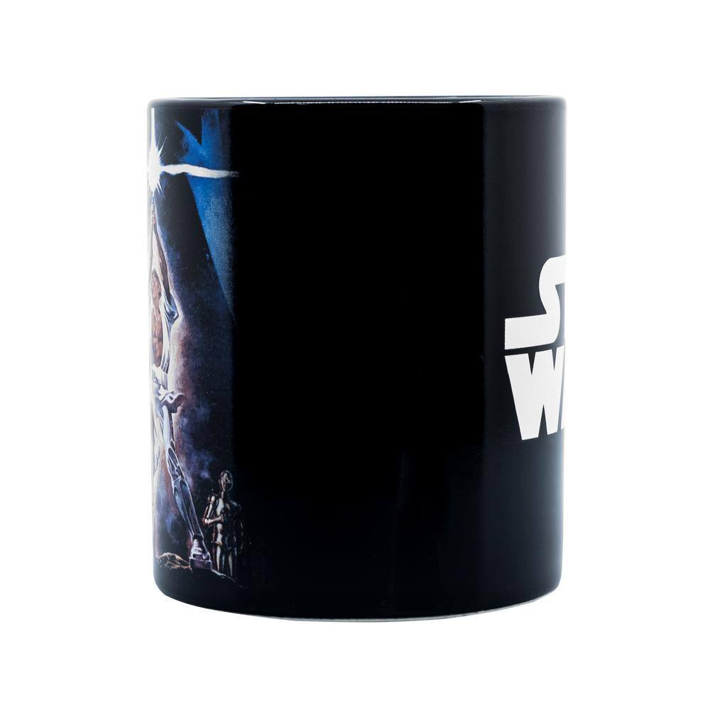 Uncanny Brands Star Wars 'A New Hope' Black Single-Cup Coffee Mug Warmer with Coffee Mug for Your Drip Coffee Maker MW1-SRW-NH1