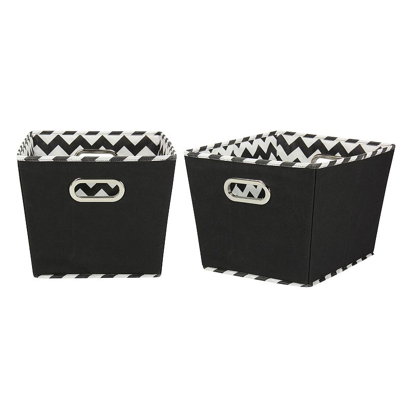 Household Essentials Chevron 2-pk. Collapsible Storage Bins