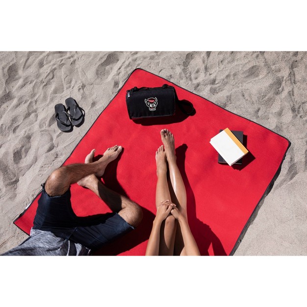 Ncaa Nc State Wolfpack Blanket Tote Outdoor Picnic Blanket Red