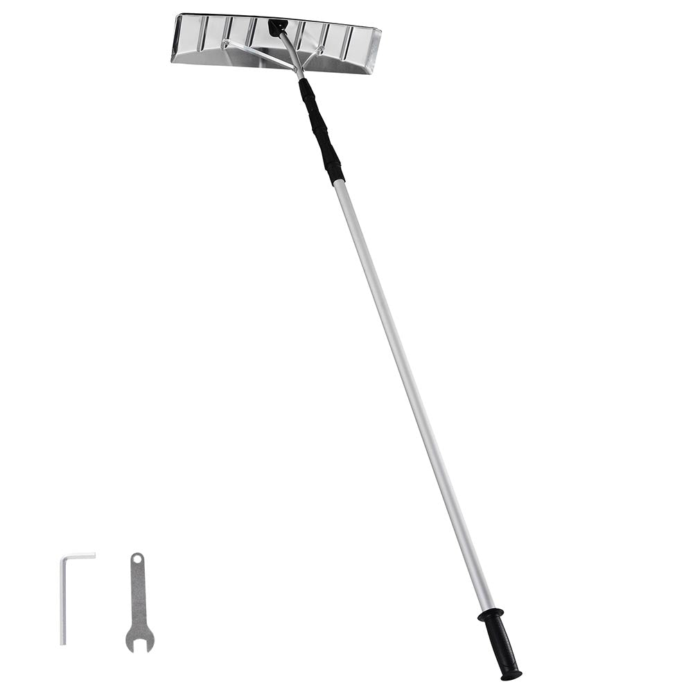 Yescom Telescoping Roof Rake Aluminum Snow Rake 20ft