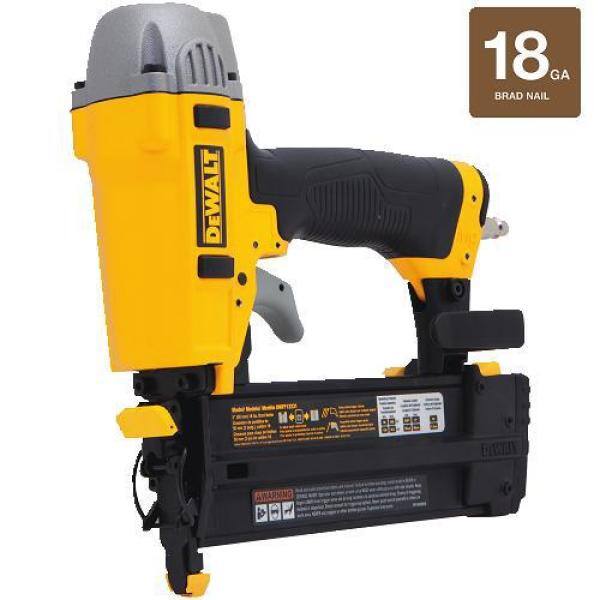 DW Pneumatic 18-Gauge 2 in. Brad Nailer Kit and 1-12 in. x 18-Gauge Brad Nails (2500 Per Box) DWFP12231W150-2