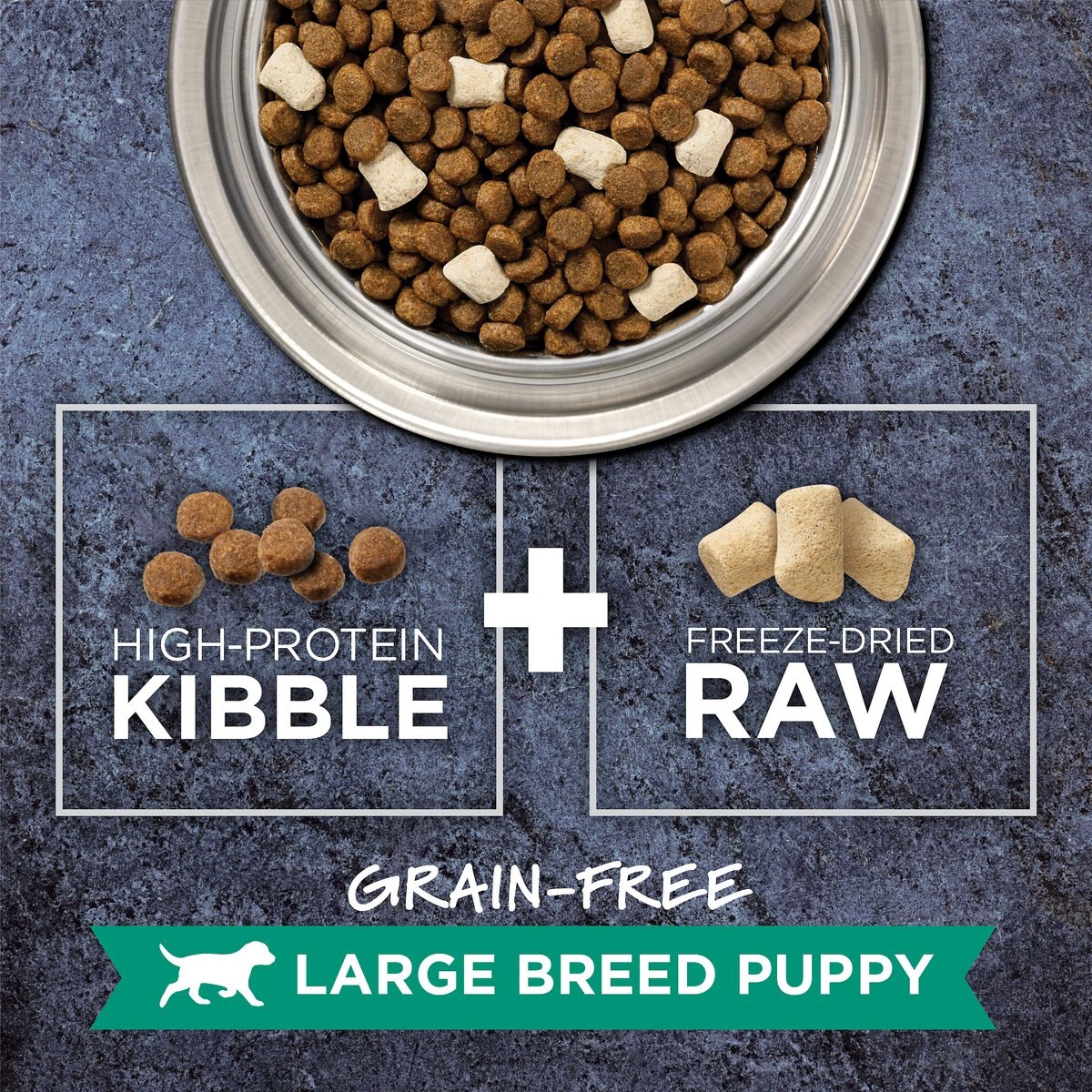 Instinct Raw Boost Large Breed Puppy Grain-Free Recipe with Real Chicken and Freeze-Dried Raw Pieces Dry Dog Food