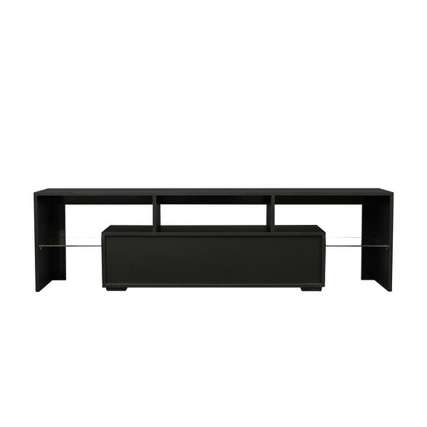 Living Room Furniture TV Stand Cabinet with 2 Drawers and 2 open shelves