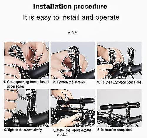 Bar Extender Bicycle Aluminum Alloy Bracket Extension Double Bar Extension Mount Holder Use-bicycle Bar Multi-function Rack Extensio