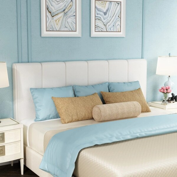 Headboard Queen Foldable Upholstered Headboard for Queen - - 36006985