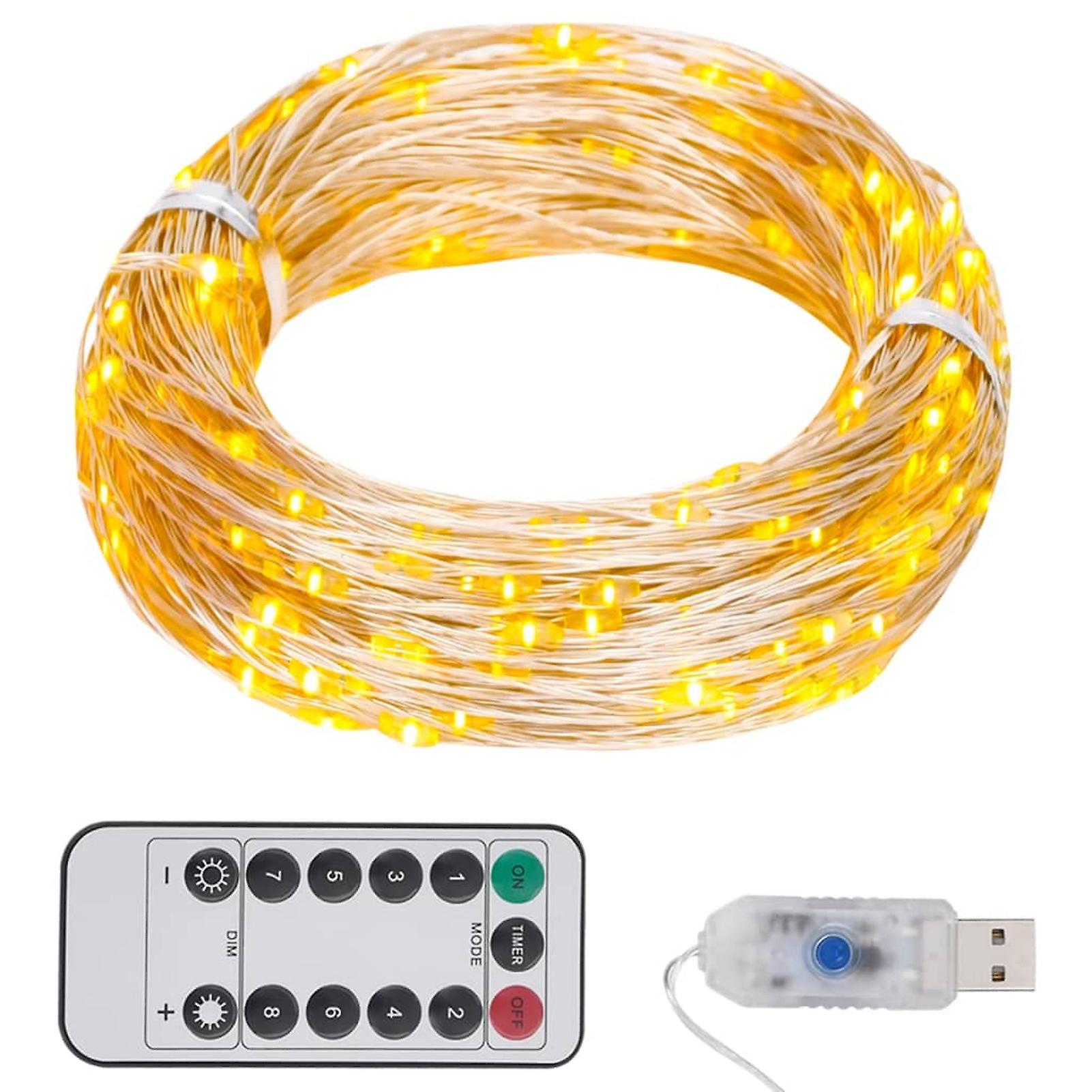 Led String With 150 Leds Warm White 15 M No.357499