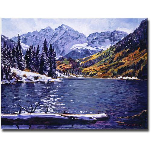 Trademark Art  Rocky Mountain Solitude  Canvas Wall Art by David Lloyd Glover  Crowdfused