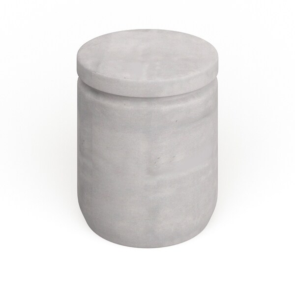 Fiber clay Industrial Outdoor Stool 17 x 15 x 15