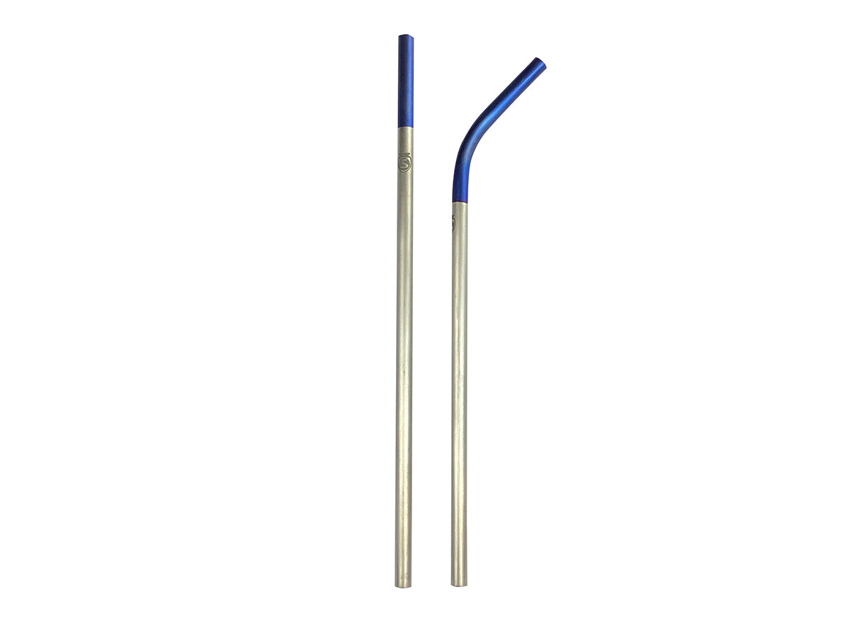 Silca Titanium Straw Set - Royal Purple