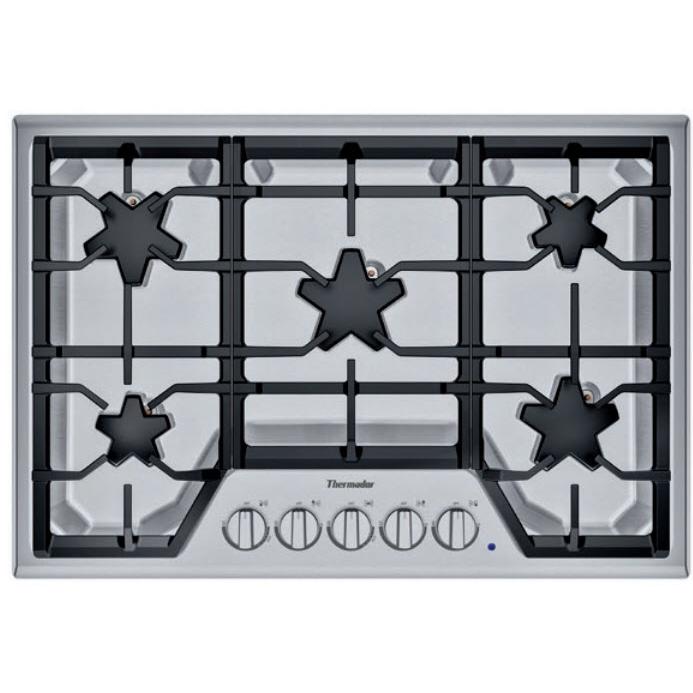 Thermador 30-inch Built-in Gas Cooktop with Patented Star® Burners SGSX305TS