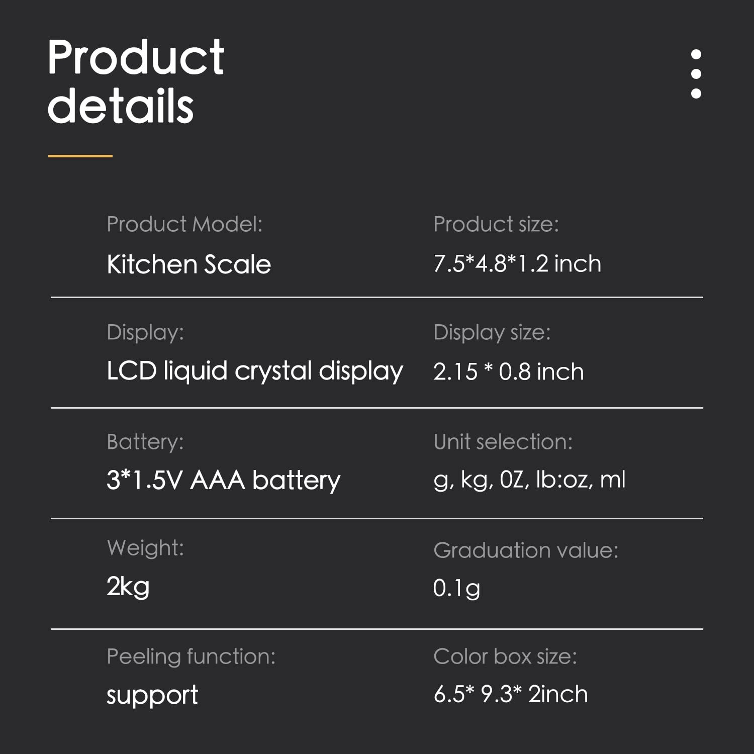 Electronic Coffee Scale， Kitchen Scale， Digital Grams And Ounces For Brewing， Fitness， Ba