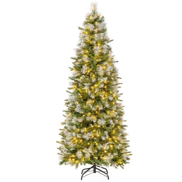 Costway 6/7.5/9 FT PreLit Artificial Christmas Tree with 580/820/1228