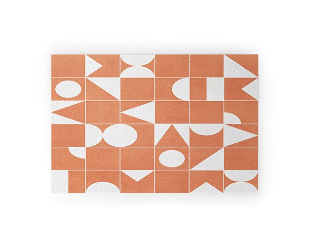 Zoltan Ratko My Favorite Geometric Patterns Looped Vinyl Welcome Mat Society6