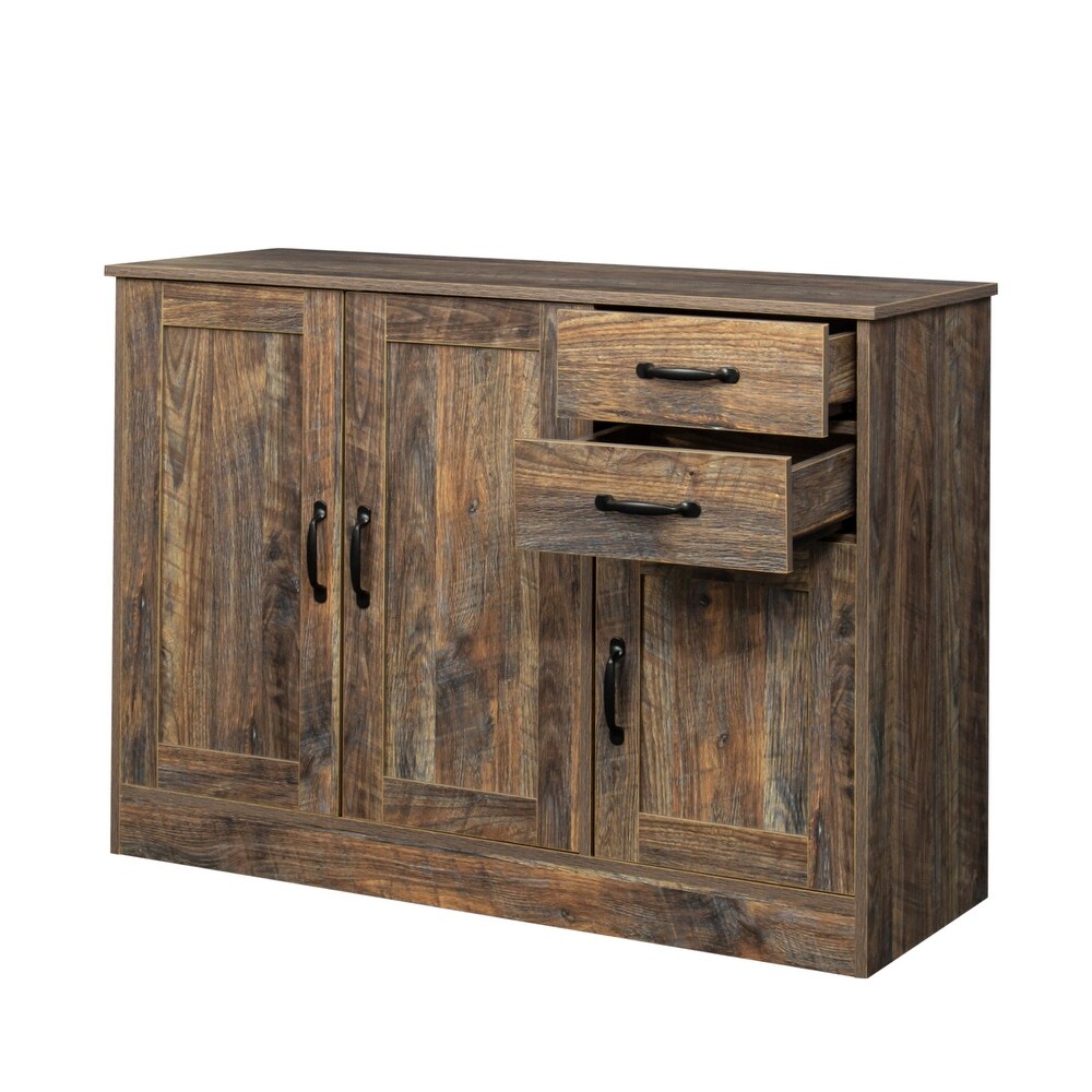 43 inch Wood Sideboard with 2 Drawers