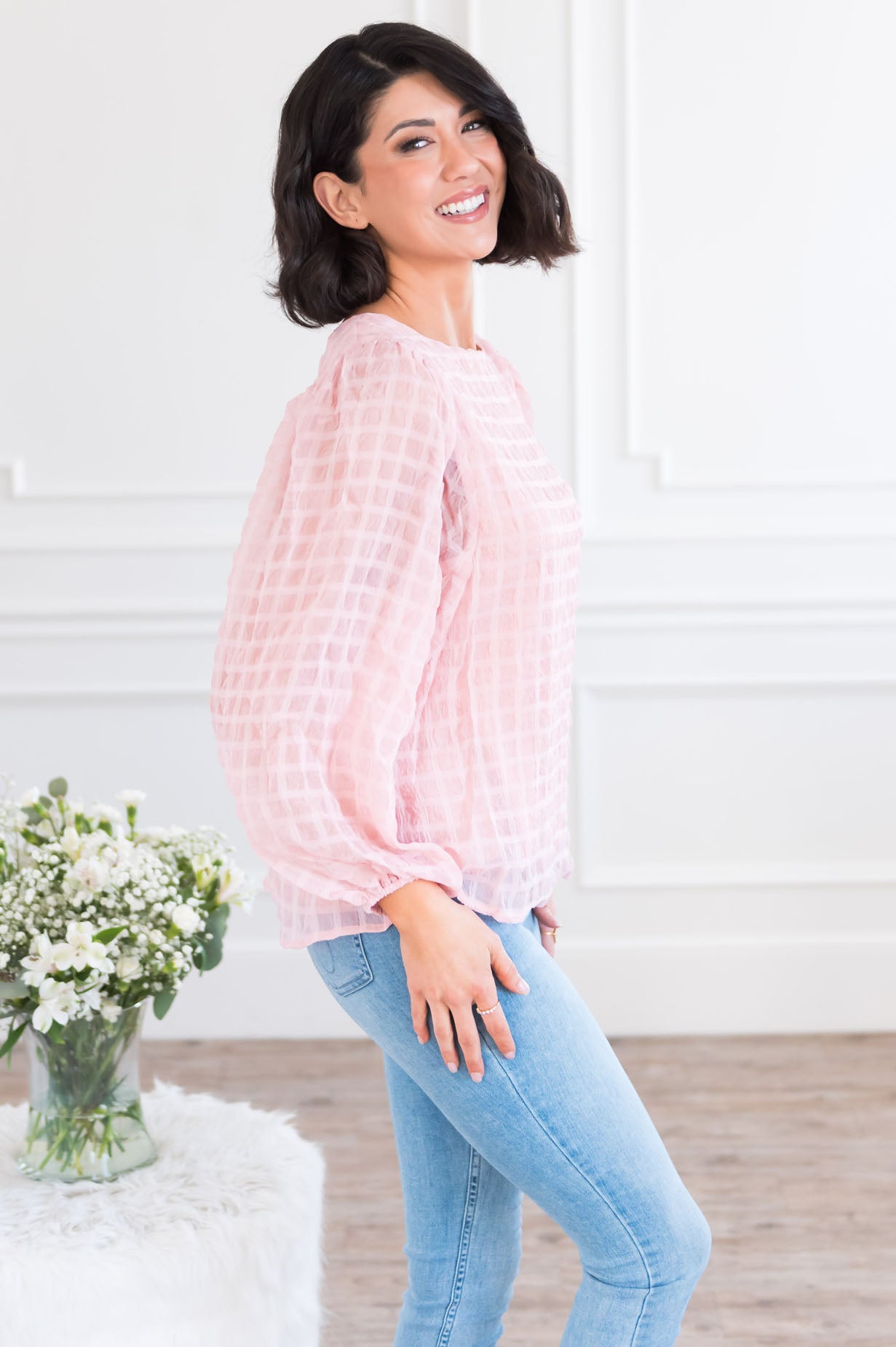 Bring On Spring Modest Blouse