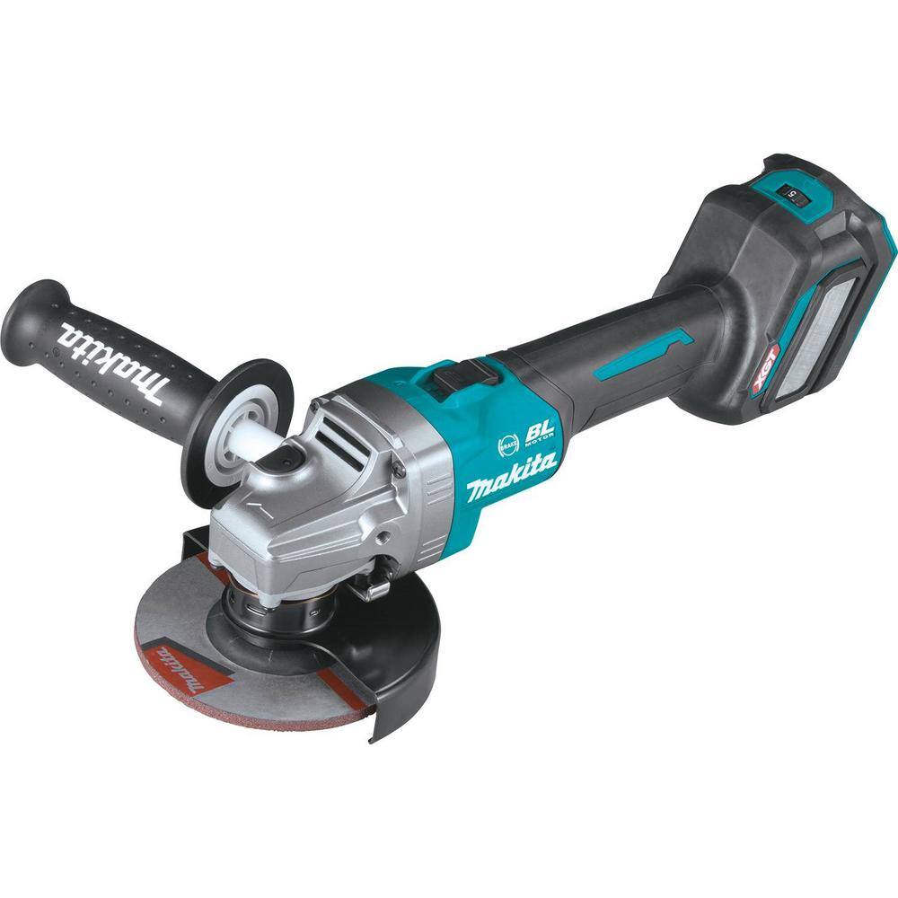 Makita 40V Max XGT Brushless Cordless 4-125 in. Angle Grinder with Electric Brake AWS Capable (Tool Only) GAG04Z