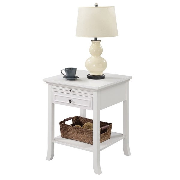 American Heritage Logan End Table with Drawer and Slide