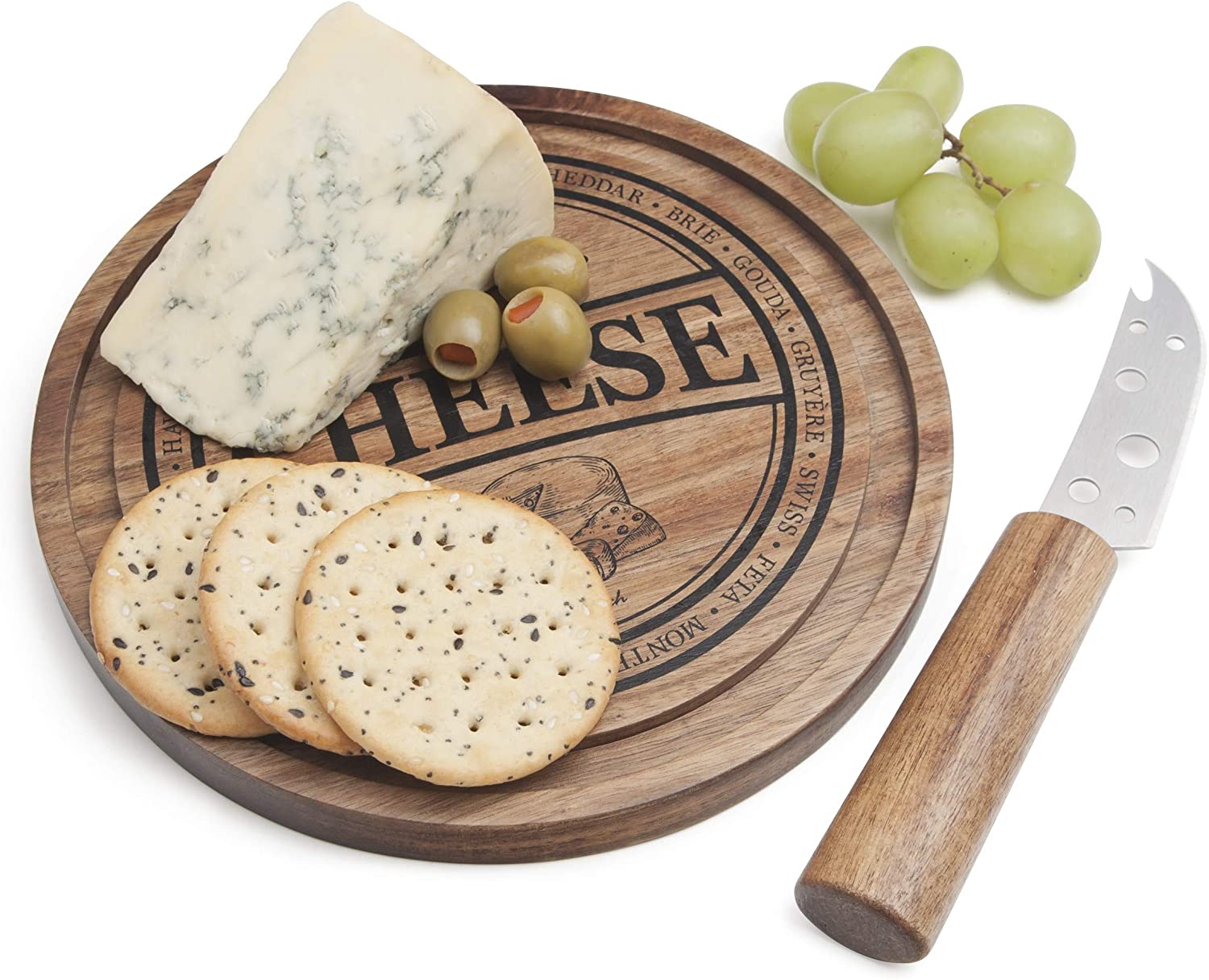 Final Touch 2 Piece Cheese Board Set