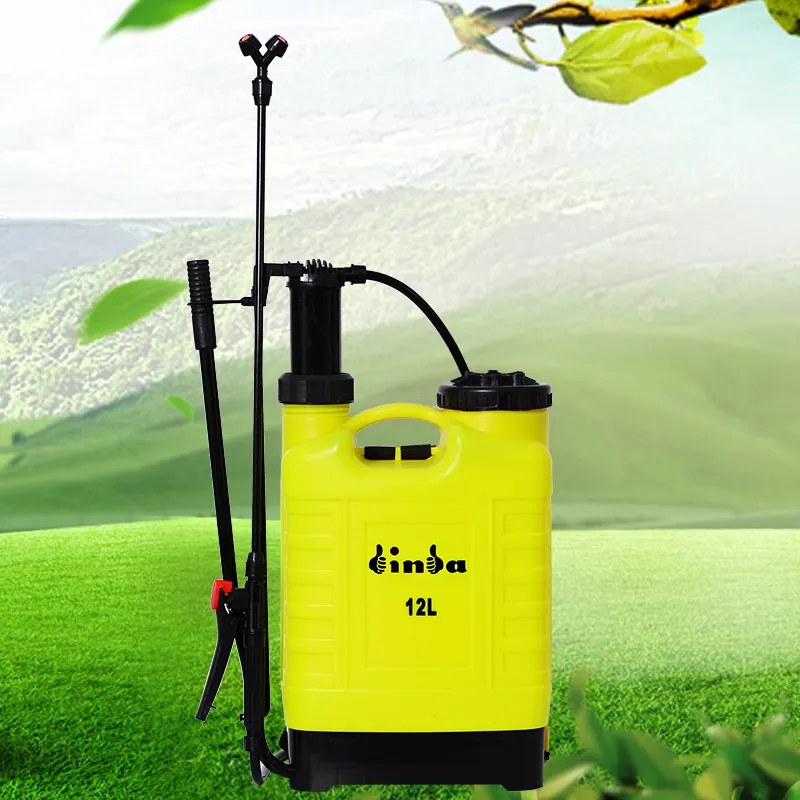 Backpack Portable 12l Hand Operated Knapsack Pump Manual Sprayer For Agriculture