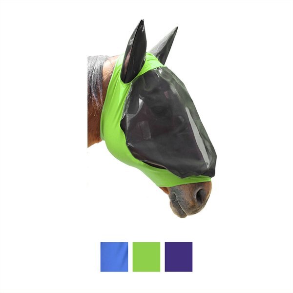 Derby Originals Extra Comfort Lycra Grip Fly Horse Mask with Ears Cover