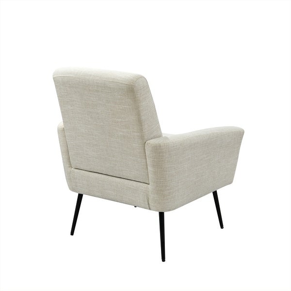 Upholstered Fabric Accent Chair