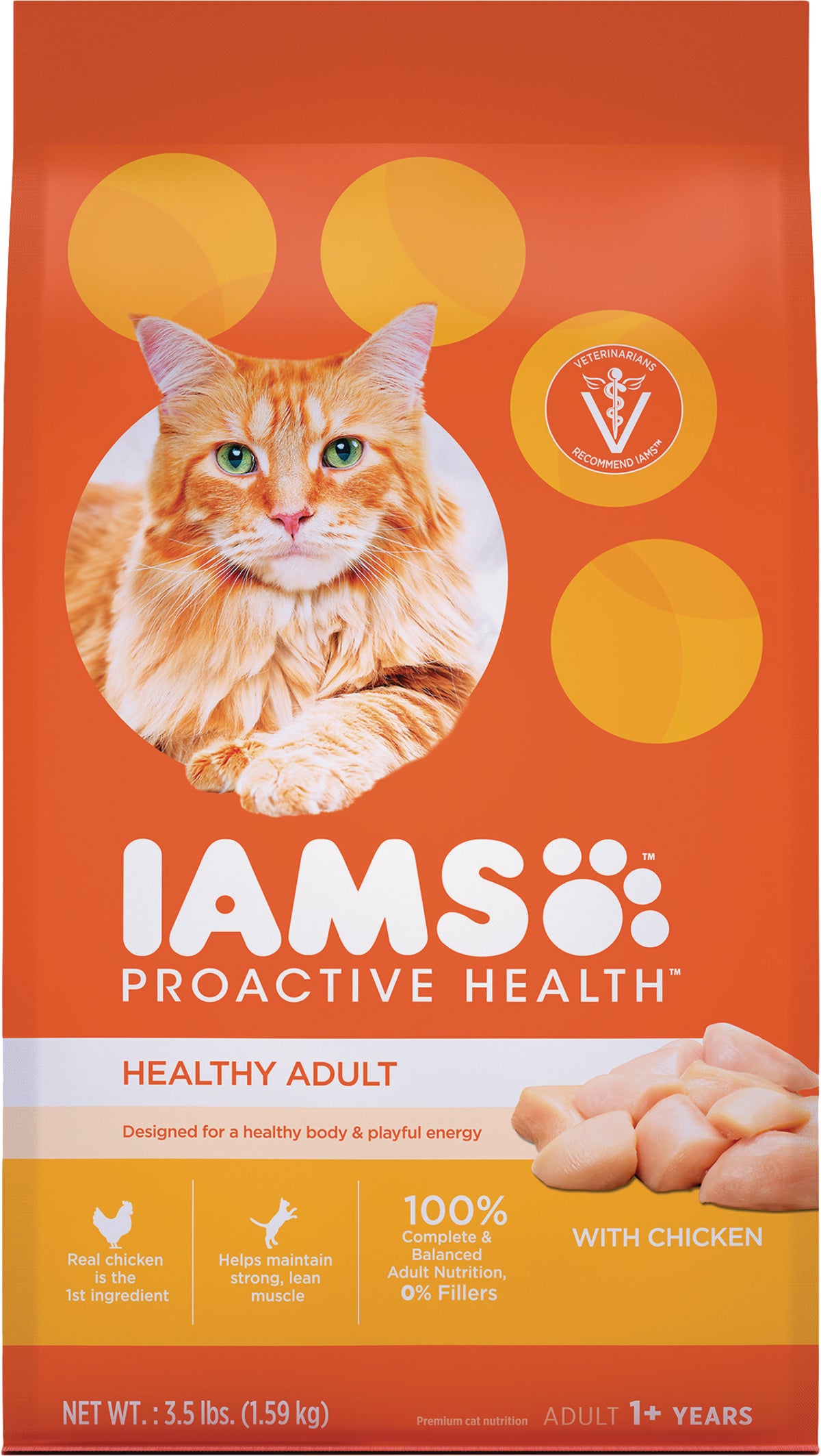 Iams Proactive Health Adult Dry Cat Food 3.5 Lb.