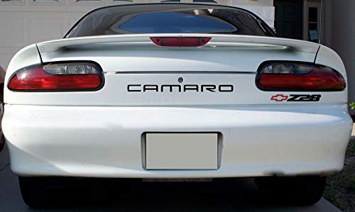 BDTrims | Front and Rear Bumper Plastic Letters Inserts fits 1992-2002 Camaro Models (Black)