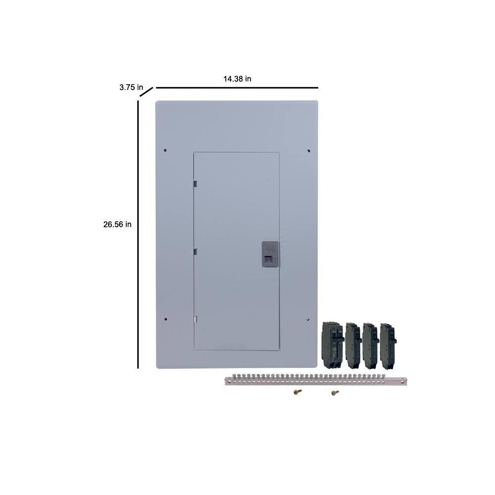 GE 200 Amp 20-Space 40-Circuit Main Lug Indoor Load Center Contractor Kit TLM2020CCUGK