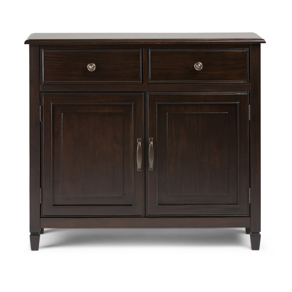 WYNDENHALL Hampshire Solid Wood Traditional Entryway Storage Cabinet   40\