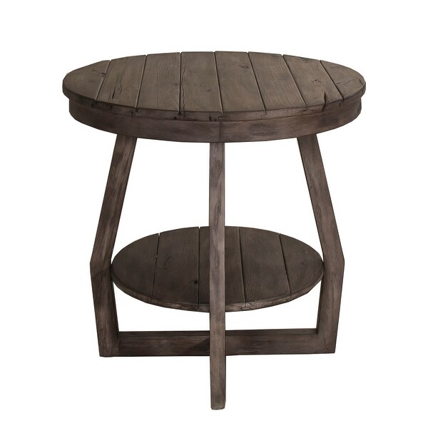 The Gray Barn Hayden Way Gray Wash End Table