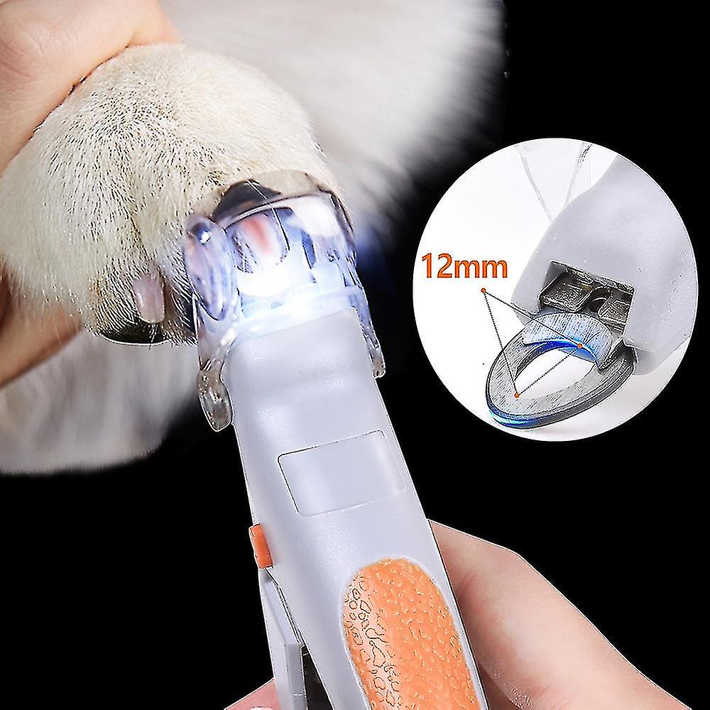 Professional Pet Nail Clipper Scissors Pet Dog Cat Nail Toe Claw Clippers Scissor Led Light Nail Trimmer Pet Grooming