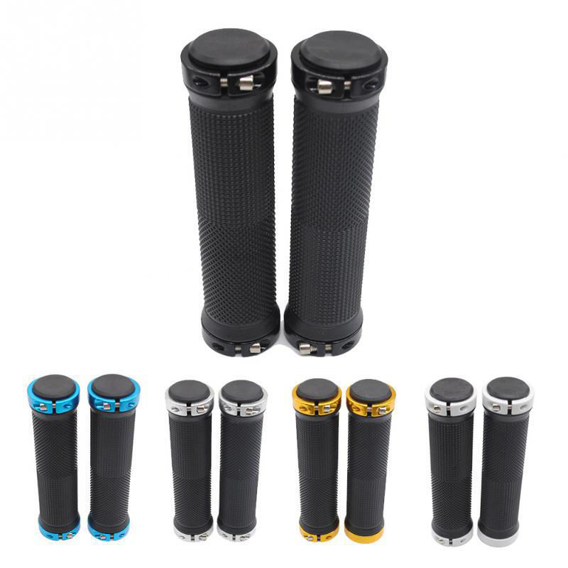 Bicycle Grips MTB Bike Hand bar Grips Rubber Non slip Bilateral Lock Cycling Bmx Handle Grips Bikes Handlebar