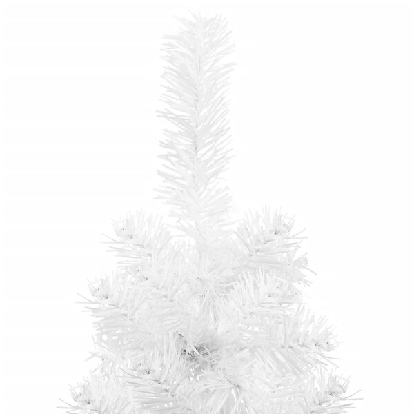 vidaXL Christmas Tree Decoration Slim Artificial Half Xmas Tree with Stand