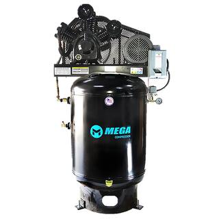 Mega Compressor 120 Gal. 10 HP 175 PSI Electric Vertical Air Compressor MP-10120V3-W