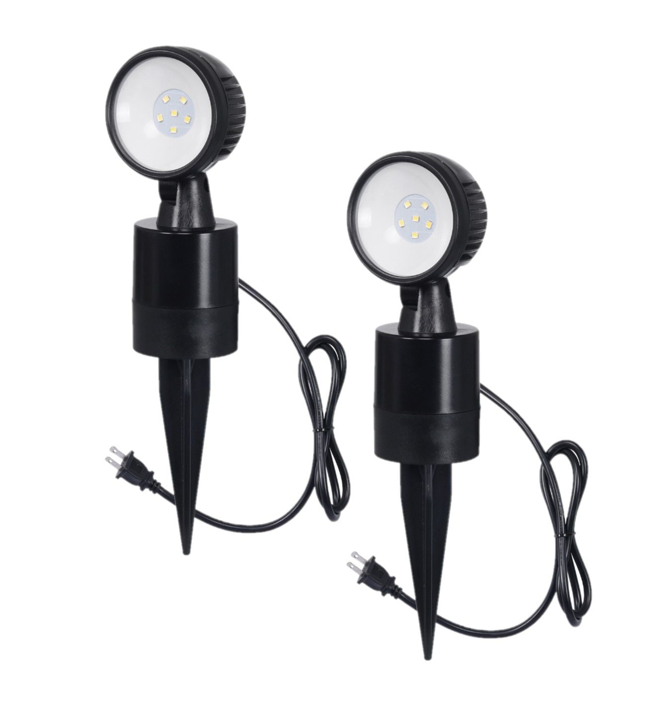 Honeywell 300 Lumen LED Spot Light Garden Light， Plug-in (2-Pack)